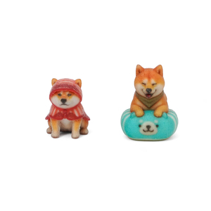 ของตกแต่งบ้าน DIY ไมโครแลนด์สเคป ของตกแต่งบ้านน่ารัก การ์ตูนเรซิ่นรูปสัตว์ ชิบะอินุ - ของตกแต่งกันฝนและของเล่น - Product Image 3