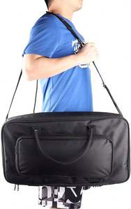 Muestra Gratuita de Bolsa de Transporte Acolchada, Estuche de Transporte Resistente para Controlador de DJ con Correas para el Hombro y Asas de Transporte para Multi-Efectos - Product Image 2