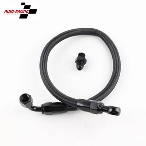 สายถักน้ำมันเชื้อเพลิง Auso-Racing สำหรับ Honda Civic Cr-V Integra B D Series 92-00 อลูมิเนียมอัลลอย - Product Image 1