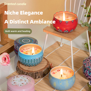 Tùy Chỉnh Tinplate Kim Loại Có Thể Rỗng Thực Phẩm Lưu Trữ Container Cho Trà Kẹo Cookie Matcha <span class=keywords><strong>Tin</strong></span> Jar Cho Nến Jar Thủ Công Quà Tặng Lưu Trữ - Product Image 4