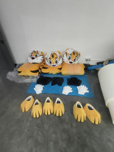 할로윈 파티를위한 사용자 정의 캐릭터 만화 호랑이 마스코트 의상 - Product Image 5