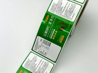 Autocollant adhésif en vinyle BOPP de haute qualité pour les produits nutritionnels tels huiles essentielles shampooing nourriture pour animaux de compagnie soins de la peau UV brillant