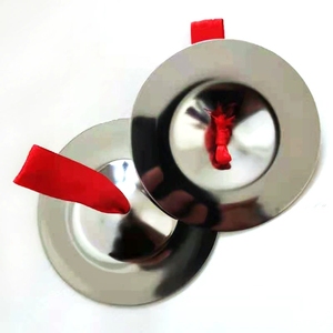 Vente en gros de petites paire de cymbales à doigts, instrument de percussion pour l'éducation préscolaire, mini cymbales à main - Product Image 1