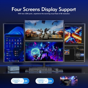 มินิพีซีใหม่ I7-12650H DDR4 32+1TB SSD 11 Pro BT 5.2 WIFI 6E กราฟิก 4K UHD หน่วยความจำวิดีโอ 32GB สำหรับเล่นเกม รับประกัน 1 ปี - Product Image 3