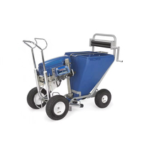 Trémie industrielle multifonction pour machine à projeter mortier et ciment, pulvérisateur 105L pour la construction
