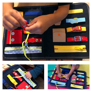 Guolely Busy Board Montessori <strong>Toy</strong> Plastic Wood Felt <strong>Travel</strong> <strong>Toy</strong> <strong>for</strong> <strong>1</strong>+ <strong>Year</strong> <strong>Old</strong> Boys &amp; Girls Perfect Gift - Product Image 4