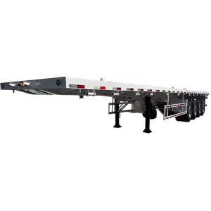 Remolque de plataforma baja hidráulica de 3, 4 y 5 ejes para trabajo pesado, de 1-2 toneladas, con cuello de cisne, 12.5x2.5x1.5m, Shandong Fengniao - Product Image 2