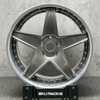 Jantes forgées Bku 2 pièces 5X114.3 pour Ford Mustang S550 Mach S650 Dark Horse Shelby GT350 GT500 20 21 pouces, jantes en alliage personnalisées
