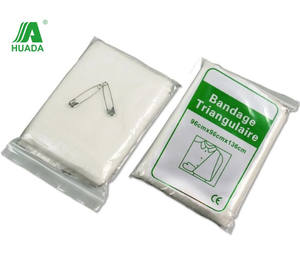 Médico 36 "x 36" x 51 "Vendaje triangular de algodón 100% Vendaje de primeros auxilios - Product Image 1