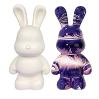 Nouveau Ours fluide Kawed de 23 cm, fait main, style cool, disponible en plusieurs couleurs, pour kit DIY Fluid Rabbit