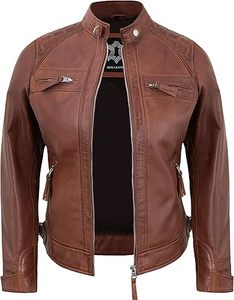 Chaqueta de Cuero Casual de Invierno para Hombre con Mangas Completas, Cuello Alto, Logotipo Frontal, Diseño Transpirable y Cierre de Cremallera - Product Image 4