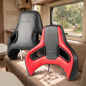 Sscus orifix เบาะรถหนัง PU เบาะนั่งแบบเย็นโฟมฉีดเย็นสไตล์สปอร์ตปรับแต่งได้หรูหรา - Product Image 1