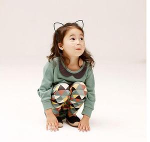 Vente en gros de vêtements pour enfants, ensemble de 2 pièces, t-shirt à manches longues décontracté avec pantalon, costumes pour filles, en provenance de Chine - Product Image 4