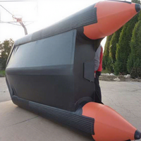 Bateau pneumatique robuste en PVC de grande taille ASM-320 360 380 420 460 avec certification CE à vendre