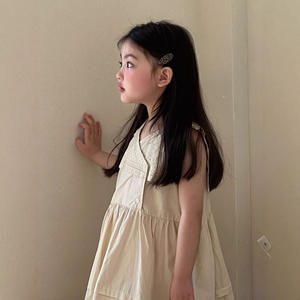 Vestido sin mangas estilo pastoral <span class=keywords><strong>de</strong></span> verano 2026 para niñas pequeñas, estilo académico informal para uso diario - Product Image 2