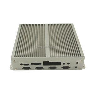 Chasis de Ordenador Industrial sin Ventilador, Personalizable en Color, para PC Mini ITX, Extrusión de Aleación de Aluminio, Fresado CNC, Modelo DM24 - Product Image 1