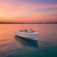 Yacht de sport électrique en aluminium de 6,6 m certifié CE, directement de l'usine, bateau sans pilote pour la pêche et les études hydrographiques, télécommandé
