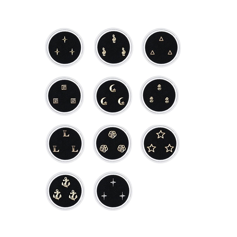 Gemma dentale placcata in oro