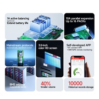 Système de gestion de batterie au lithium Daly Smart Active Balance Inverter ESS BMS 8S 24V 16S 48V 100A 200A pour stockage d'énergie Lifepo4