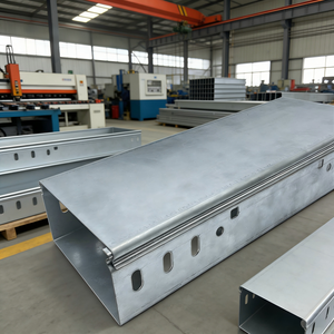 Bandeja de Cables Sólida Galvanizada en Caliente, Directo de Fábrica en China, Resistente a la Corrosión, al Óxido y al Fuego, para Exteriores - Product Image 1