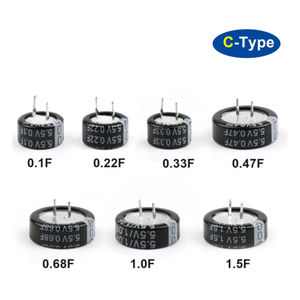 5.5V Siêu Tụ 0.<span class=keywords><strong>1</strong></span> 0.22 0.33 0.47 0.68 <span class=keywords><strong>1</strong></span> <span class=keywords><strong>1</strong></span>.5 4.0F Siêu Tụ Điện H-Loại V-Loại C-Loại Nút Farad Điện Dung - Product Image 6