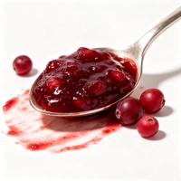 Lotlong Bulk Producent Hoog Fruitgehalte Verse Bes Rauwe Cranberry Puree Jam voor Commerciële Melkthee & Dessert Topping