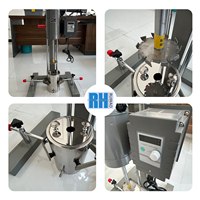 Machine de dispersion de laboratoire haute vitesse en acier inoxydable avec élévateur hydraulique et vitesse variable pour la recherche et le développement de pesticides, agrochimiques et produits chimiques