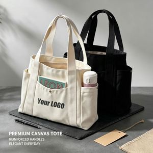 Promotion Reusable Cotton Gift <b>Bags</b> for Business Event Custom Print Logo Canvas Tote <b>Bag</b> - Product Image 1