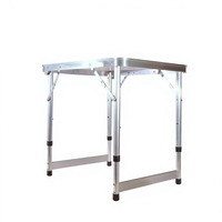 Table pliante d'extérieur Qiqika en aluminium robuste à montage rapide, base trépied, design Egg Roll, capacité d'accueil