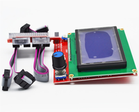 YouQi pengontrol tampilan grafis LCD 12864, papan kontrol cerdas dengan adaptor, printer 3D