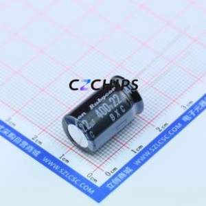 Condensador Electrolítico de Aluminio de Orificio Pasante 400BXC22MEFC12.5X20, Orificio Pasante, D12.5xL20mm 22uF 20% 400V 5mm - Product Image 1