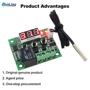 وحدة تحكم في درجة الحرارة الرقمية Xh-w1209 عالية الدقة مع شاشة عرض رقمية للتبريد والتسخين 5 فولت/12 فولت - Product Image 2