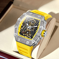 ONOLA ON3828D Montre de Luxe Tendance pour Femme, Montre Automatique Mécanique Creuse Étanche pour Homme, Montres Pour Hommes
