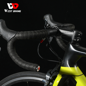 WEST BIKING New Professional Colorful Bicycle Handlebar Tape with <strong>bar</strong> <strong>End</strong> <strong>Plugs</strong> High Quality Anti-slip Bicycle Handlebar Tape - Product Image 6