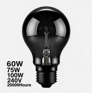 Bombillas Incandescentes E27 de Vidrio, 60 Vatios, 220 <span class=keywords><strong>V</strong></span>, 60W, Luz Negra - Product Image 4