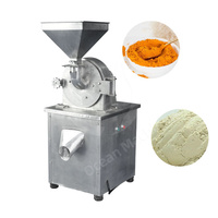 Mini-Mehlmühle getrocknete Moringa-Blätter Mahlen Nagel Zinnelmühle Kardamom Gewürzpulvermaschine