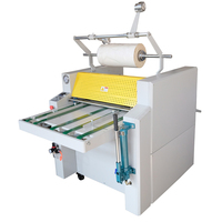 FM375A lamineuse à chaud à chauffage au mazout et machine à plastifier les feuilles Prix d'usine pour les formats de papier A5 A6 A3 A4