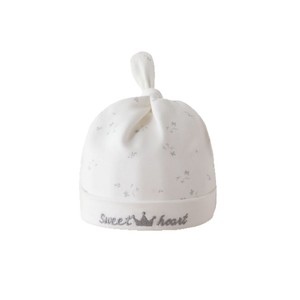 Berretto fetale per bambini primavera e autunno cappello neonato a doppio strato cotone 0-3 mesi berretto per fontanella antivento - Product Image 1