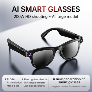 Nuevas Gafas Inteligentes con IA, Traducción en Tiempo Real, Asistente de IA, Cámara con Estabilización de Video de 1080P y Fotografía de 200W - Product Image 3