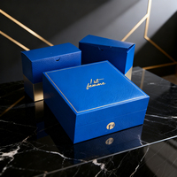 Boîte d'emballage de parfum rigide élégante et écologique avec gaufrage, boîte cadeau en papier spécial personnalisée pour coffret de parfum, matériaux recyclés