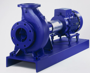 Bomba centrífuga horizontal de acoplamiento extendido para agua limpia, OEM HVAC, para motores trifásicos, modelos ETN 200-150-400 FF, de baja presión. - Product Image 2
