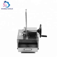 Haute qualité en acier inoxydable manuel 1kg chocolat puce rasoir Machine/Mini bloc chocolat coupe pochette rouleau forme Machine
