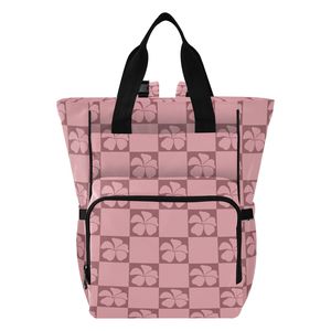 <span class=keywords><strong>Sac</strong></span> à langer tendance imprimé fleurs d'hibiscus roses Hawaï, imperméable, <span class=keywords><strong>sac</strong></span> à <span class=keywords><strong>dos</strong></span> de voyage pour bébé avec plusieurs poches - Product Image 2