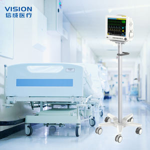 Bán Hot Phong cách công nghiệp xe đẩy y tế nhôm dấu hiệu quan trọng Màn hình giỏ hàng với bánh xe im lặng cho bệnh viện - Product Image 6