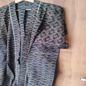 Kimono Kaftan en Coton de Qualité Supérieure, Kaftan Indien à Motifs Floraux, Robe Kaftan en Coton à Motifs Floraux, Tunique Bohème Grande Taille Prix de Gros - Product Image 3