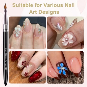 Stylos de Nail Art à Tête Plate en Nylon pour Sculpture et Cristallisation des Ongles – Nouveauté Très Demandée - Product Image 2