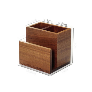 Caja de cubiertos de madera JiaYe, portapañuelos, almacenamiento multifuncional para servicio de hostelería - Product Image 2