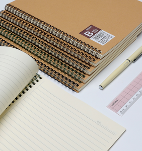 Cubierta de papel Kraft ecológica de alta calidad, Bloc de notas en espiral, cuaderno de ejercicios, cuaderno de composición - Product Image 6