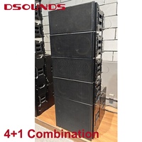 Altavoz de línea de matriz a prueba de agua Altavoz de frecuencia de rango completo con controlador LF doble de 10 pulgadas para equipo de sonido digital activo