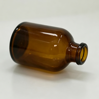 Flacon décoratif minimaliste en verre ambré de 3 ml, 5 ml, 7 ml, 8 ml, 10 ml, 15 ml, 20 ml, 25 ml, 30 ml pour présentation de parfums d'ambiance